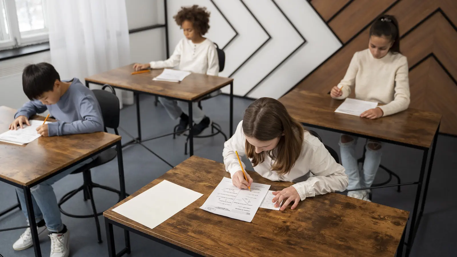 Cambridge English exam hall