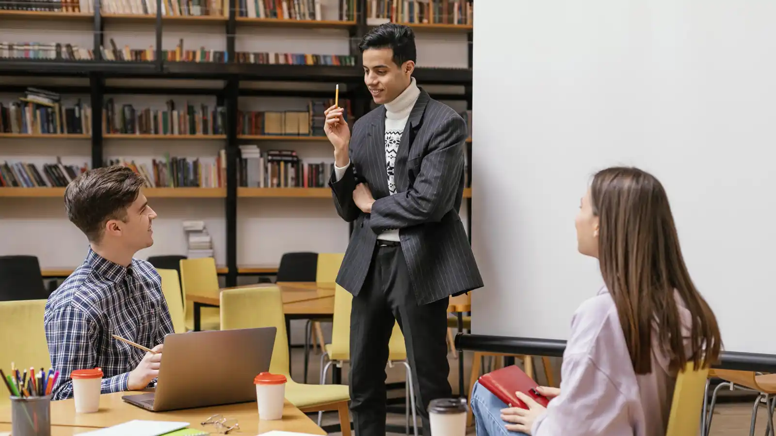 Teacher in classroom