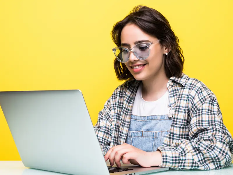 Professional taking Linguaskill online test